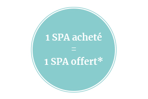 1 SPA acheté = 1 SPA offert