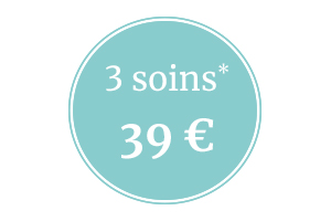 3 soins pour 39 €